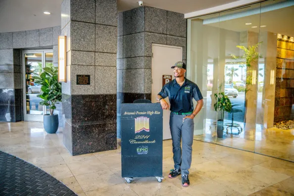 Epic Valet staff delivering professional valet and hospitality services in Arizona