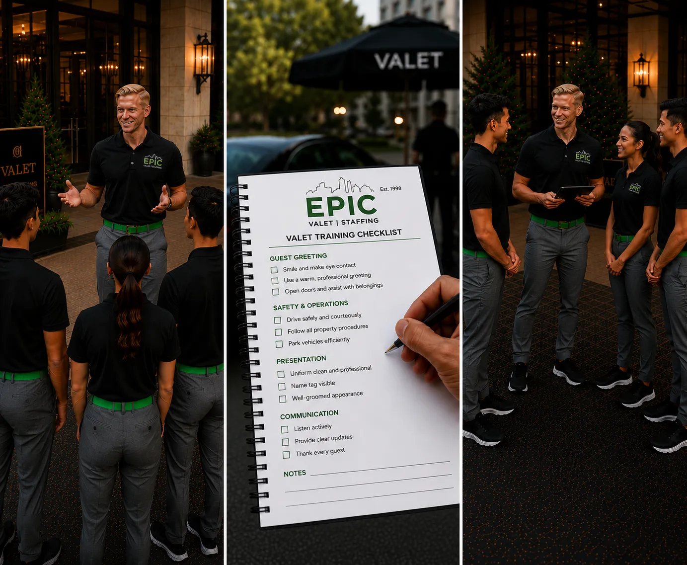 Training that sets our valets apart