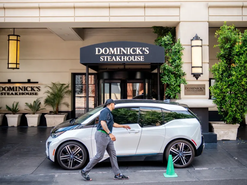 Epic Valet team member providing professional valet service