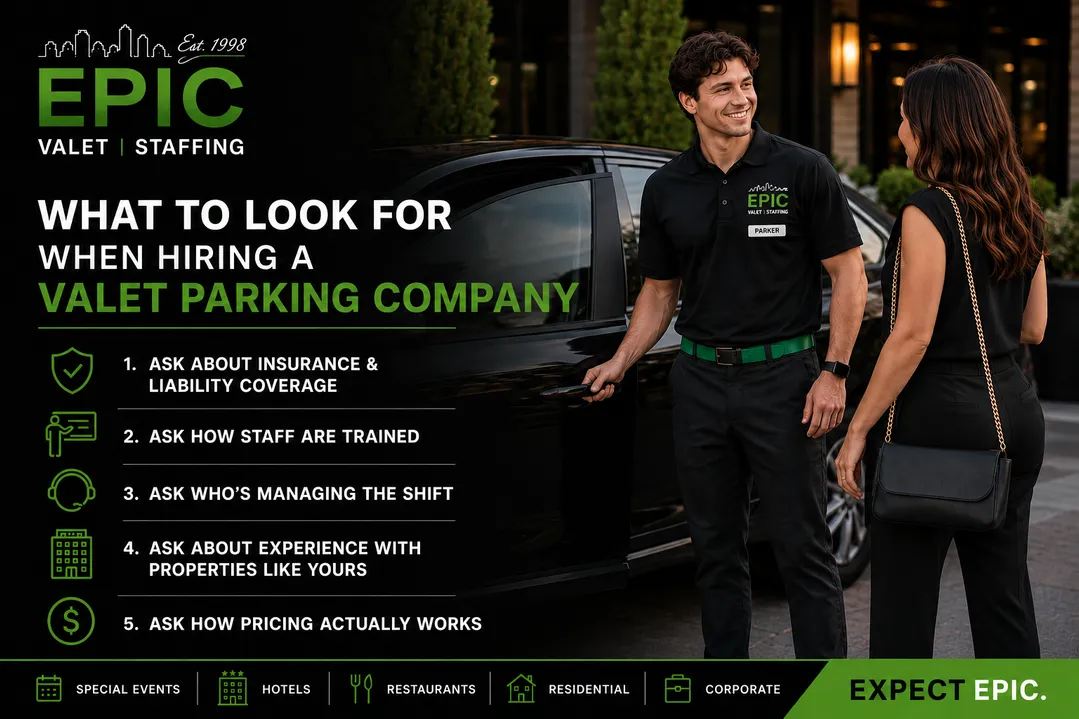 What to Look for When Hiring a Valet Parking Company